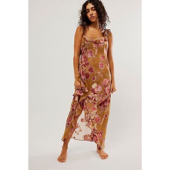 Free People Intimately Bed Of Roses Slip Dress - Picture 1 of 8